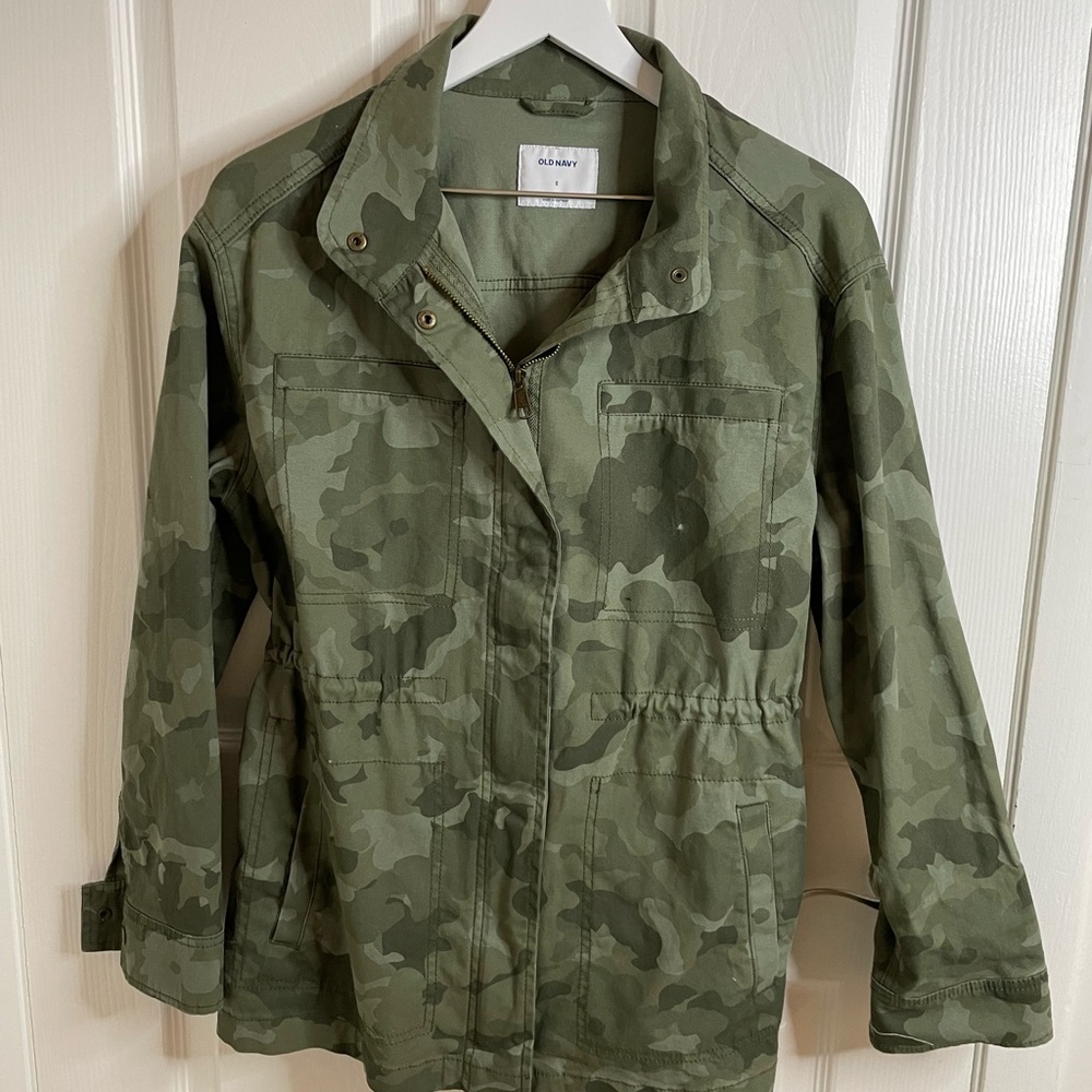 Camo Print Utility Jacket - image 6
